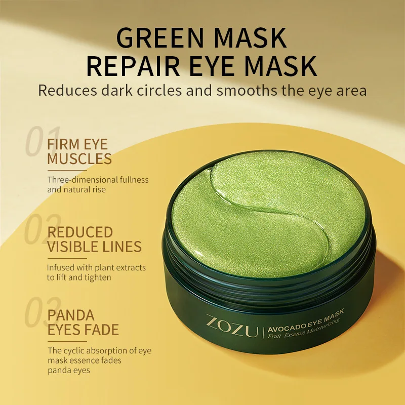 Crystal Collagen Eye Mask Anti Dark Circles Under Eye Bags Puffiness Removal Moisturizing Hydrating Eye Patches Skin Care