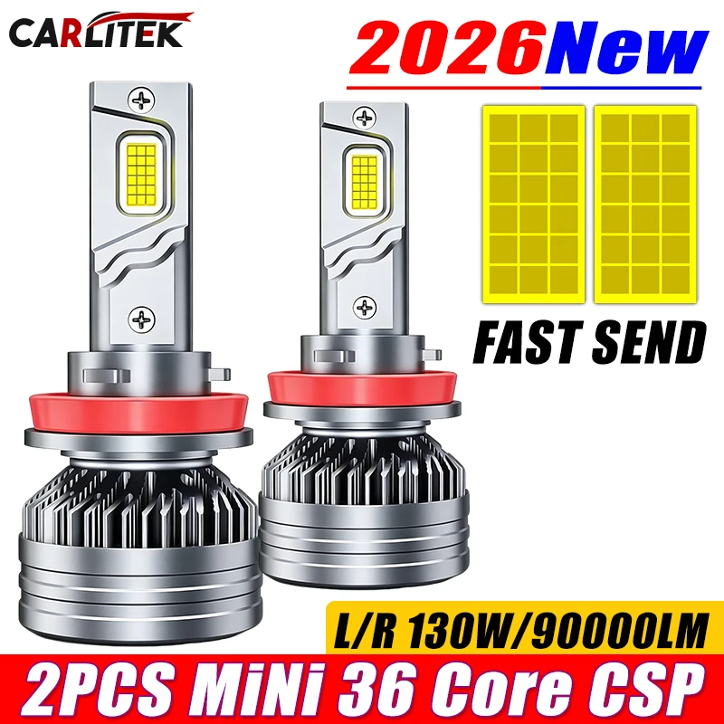 6000K HB3 HB4 9005 9006 H1 H7 H4 H11 Bulb Canbus 36 Cores Led Lamp CSP 9985 Power Car Headlight Light 260W High lights