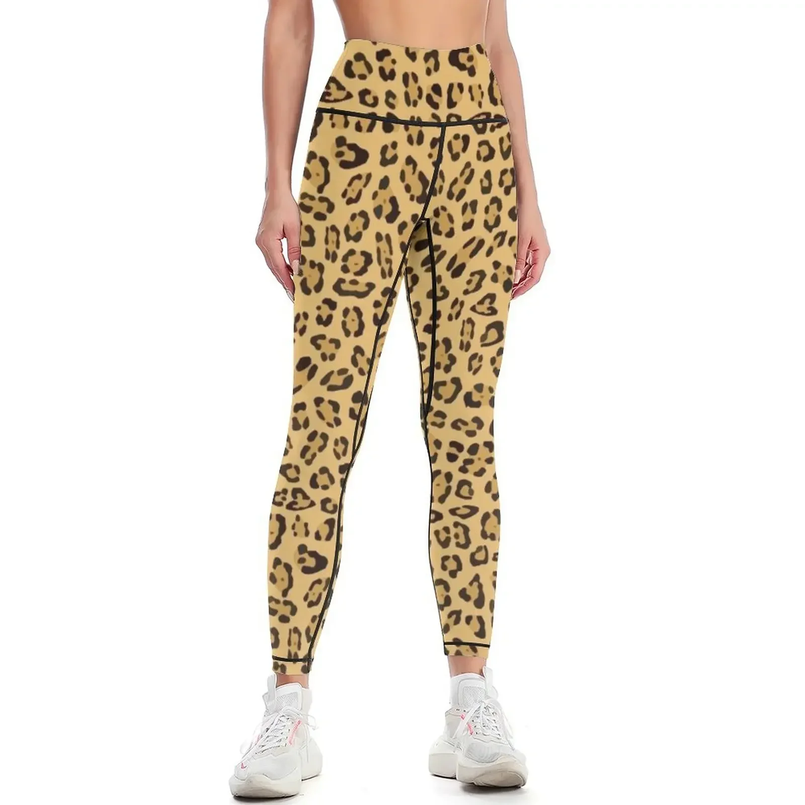 

Jaguar fur / pattern Leggings Golf wear harem pants Pants sport for girls Womens Leggings