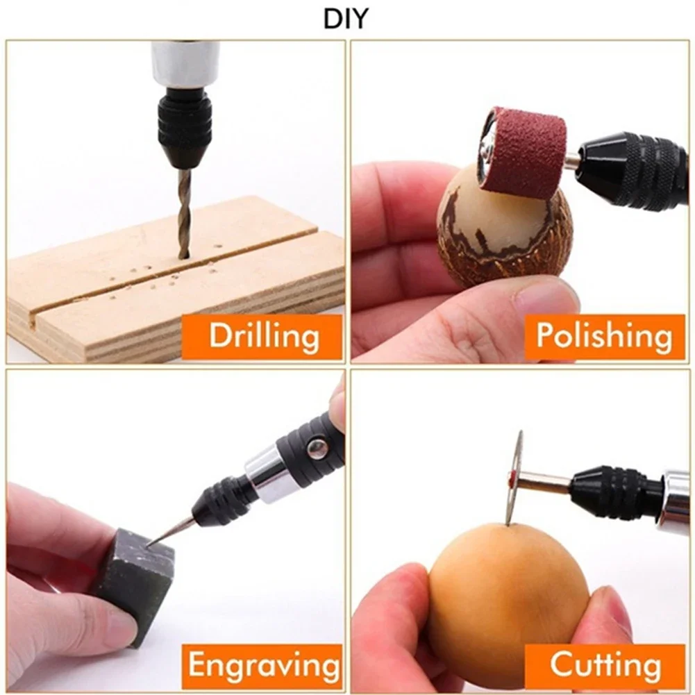 Kit de tambores de lijado abrasivo, almohadillas de pulido, disco de corte, cabezal de grabado para taladro de uñas SDremel, herramientas rotativas, 40 piezas