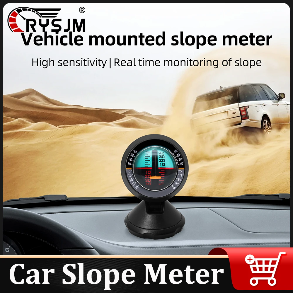 

Outdoor Car Inclinometer Slope Meter Portable High-precision Auto Compass Measure Vehicle Compass Vehicle Mounted Slope Meter