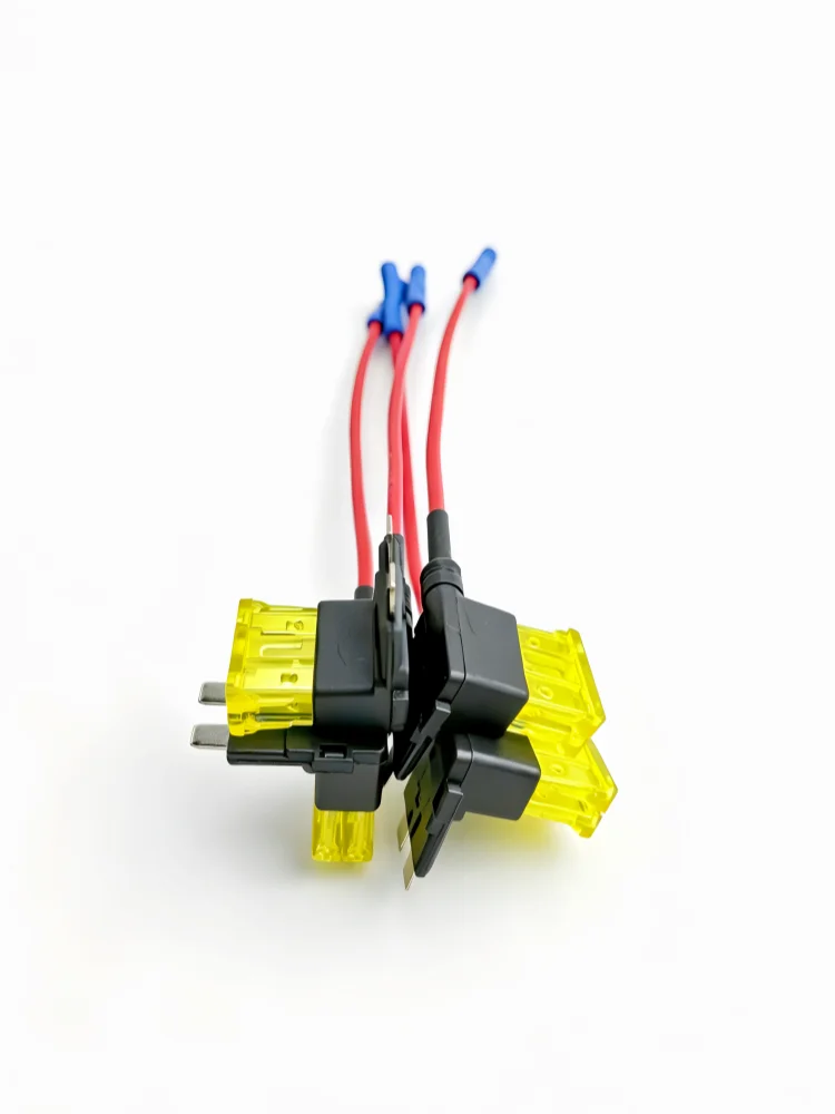 Micro Mini Medium Standard Blade Fuse Holder Add-A-Circuit Fuses Tap Adapter for Car Auto Quick Installation Accessory