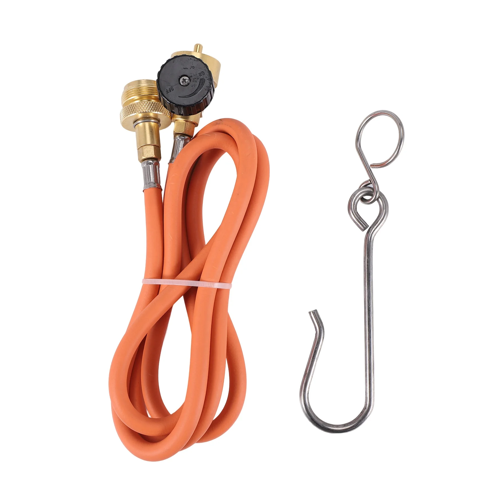 Welding Torch Hose CGA600 1.5M (5Ft) Hose and Belt Hook for MAPP Torch Extension Kit