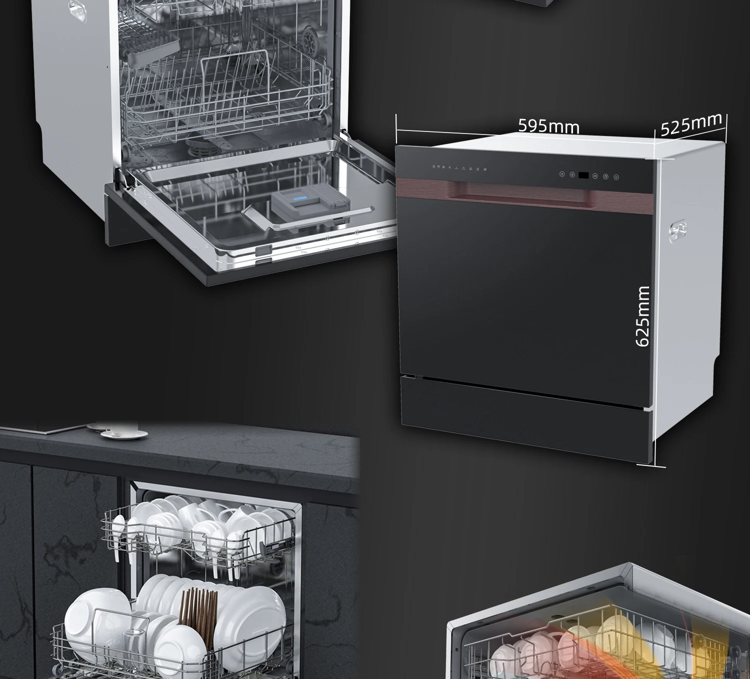 Dishwasher Mini Built-in Dishw - огляд і ціна Kitchen Appliances Built In