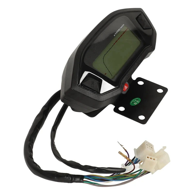 12V Motorcycle Speedometer Tachometer Odometer for 110cc 125cc 150cc 200cc 250cc Dirt Bike ATV Go Kart 4 Wheel-ABAM view 5