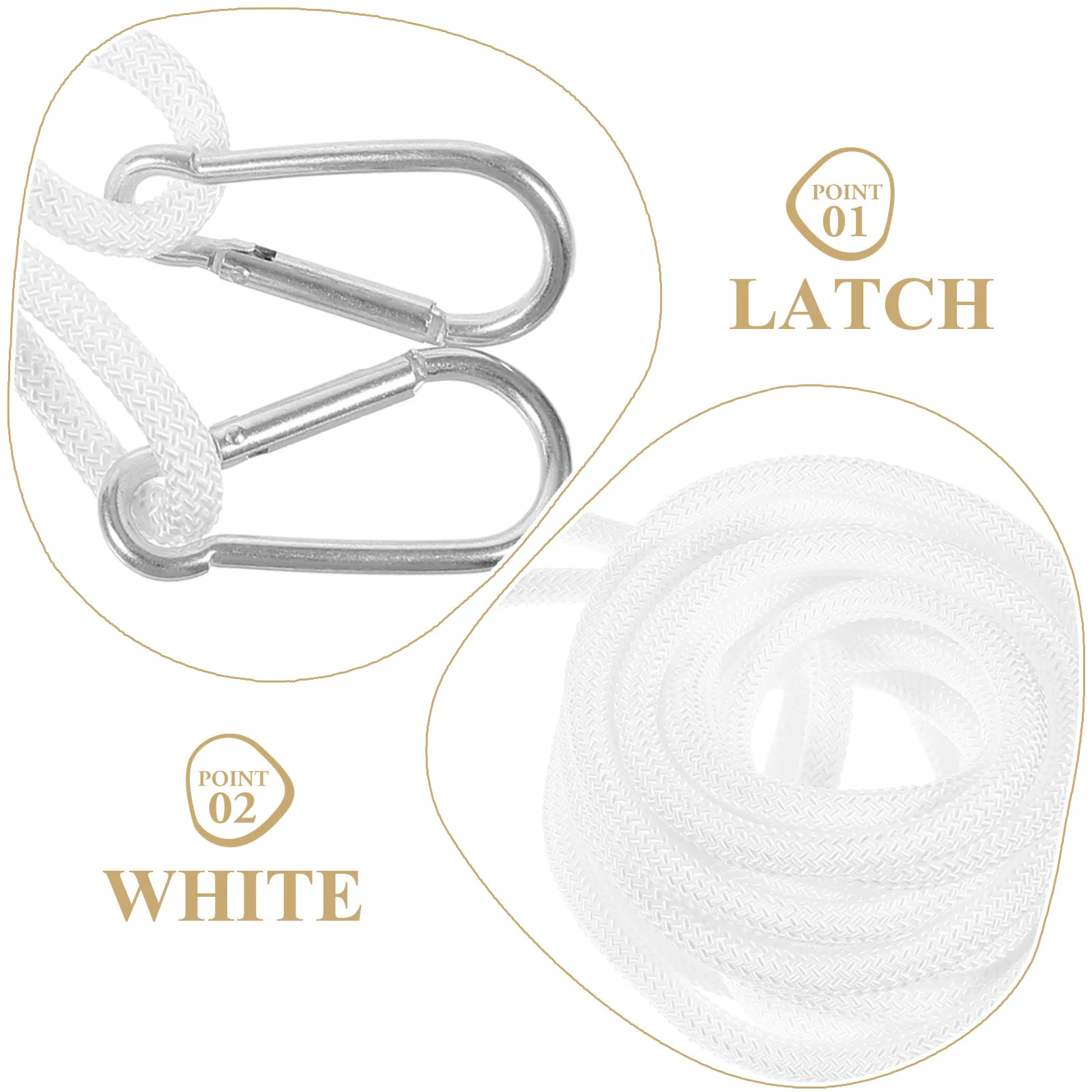 

Outdoor Clothesline 30M Thick Windproof Drying Rope For Backyard Balcony Laundry Sturdy Polyester Clothes Line Utility Rope