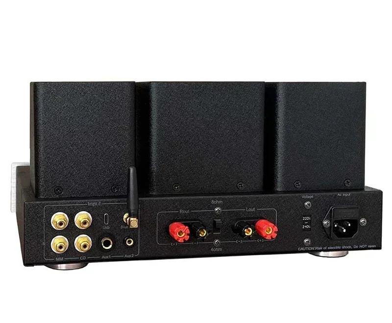 XiangSheng Sweet Peach SP-KT88 Tube Amplifier HIFI EXQUIS Bluetooth 5.1 Triode USB DAC MM Phono Headphone EL34 lamp amp SPKT88