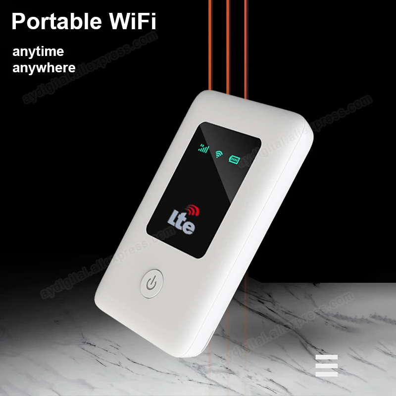 4G router Wireless lte wifi modem Sim Card Router MIFI pocket hotspot built-in battery portable WiFi 10 WiFi users