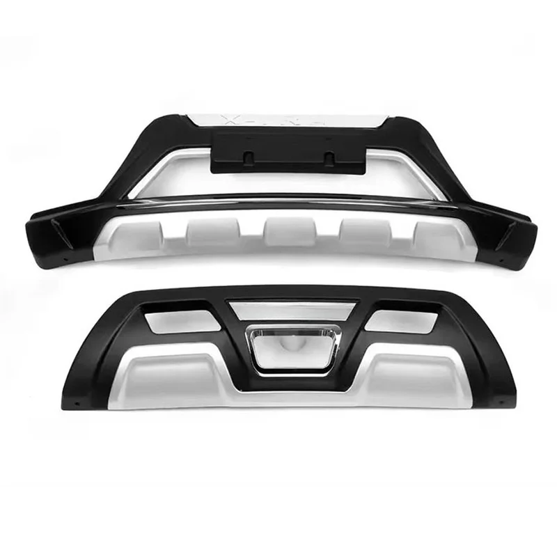 High Quality ABS Chrome Front Rear Bumper Cover Protector Trim Wearproof Aftermarket Vehicle Exterior Decorative Parts