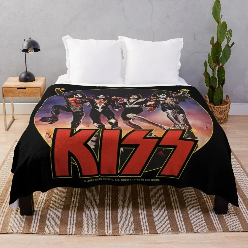 KISS Band Members Throw Blanket warm for winter Blankets Sofas Of Decoration Blankets