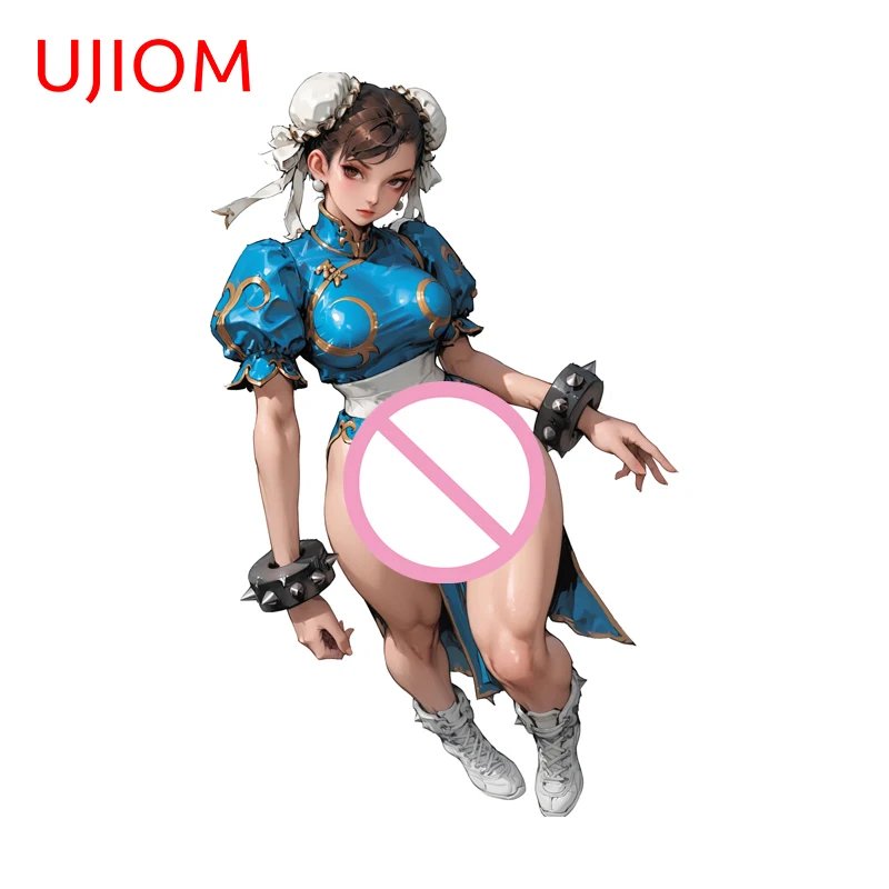 UJIOM Chunli Wall Sticker Pussy Wagon Occlusion Scratch Graffiti Decal Tiki Related Items Clearance Sale Items Cheap For Home