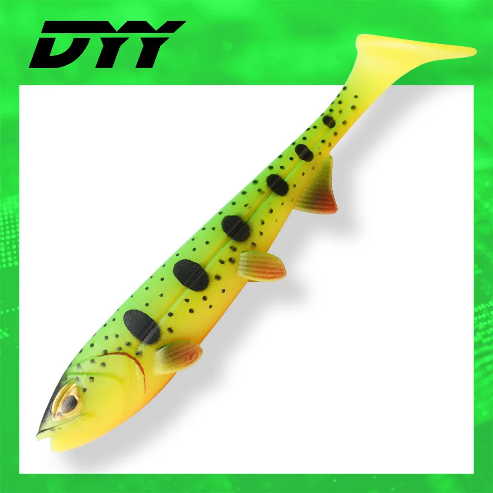 

DYY Soft Pike Fishing Lure 15cm 19cm 24cm 28cm Sinking Swimbait Wobbler Silicone Artificial Soft Bait for Fishing Tackle Lure