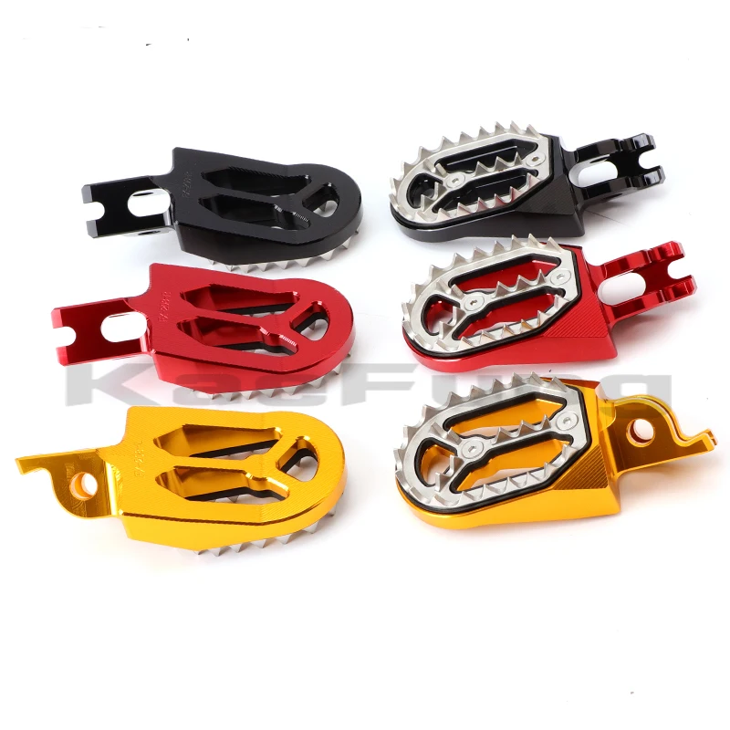 

Motocross Foot Pegs Pedals Footrests For HONDA CRF 250 R/X 450 R/X/RX CR125 CR250 Kawasaki KX250 KX450 KLX450 Dirt Pit Bike