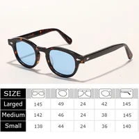 Lemtosh Sunglasses Man Johnny Depp Polarized Sun Glasses Woman Luxury Brand Vintage Acetate Frame Driver's Shade - Image 5