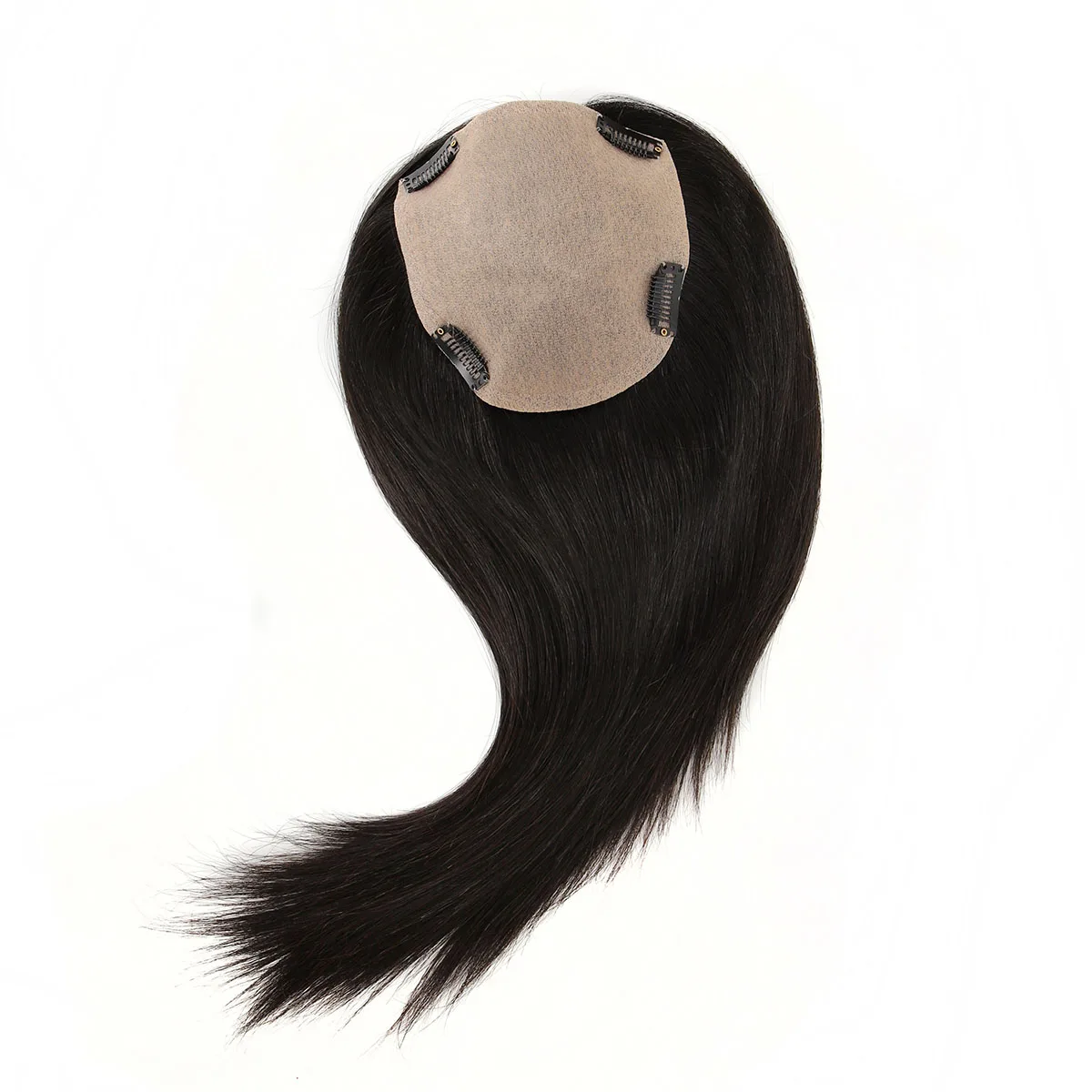 

TUW03 Шелковый топпер для волос для женщин 100% человеческие волосы Remy Натуральный вид волос Легко носить и уход за волосами Человеческие волосы