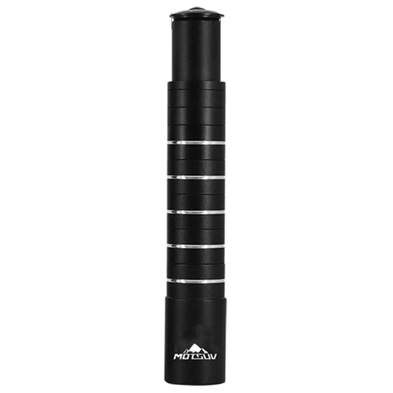 MOTSUV 28.6 مللي متر جذع دراجة جبلية زيادة أنبوب التحكم الأسود دراجة من سبيكة الألومنيوم شوكة الجذعية الناهض الدراجة الجبهة شوكة دراجة Par-AA85