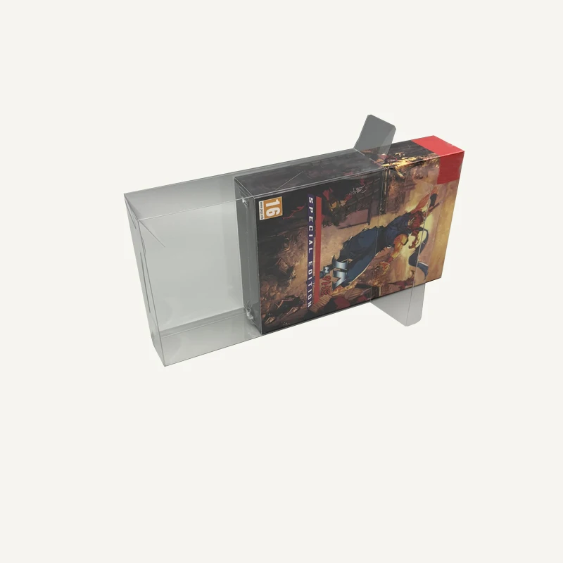 Caja de protección transparente para PS5 NS para NINJA GAIDEN: Ragebound Edición especial Colección versión UE Estuche de almacenamiento de exhibición