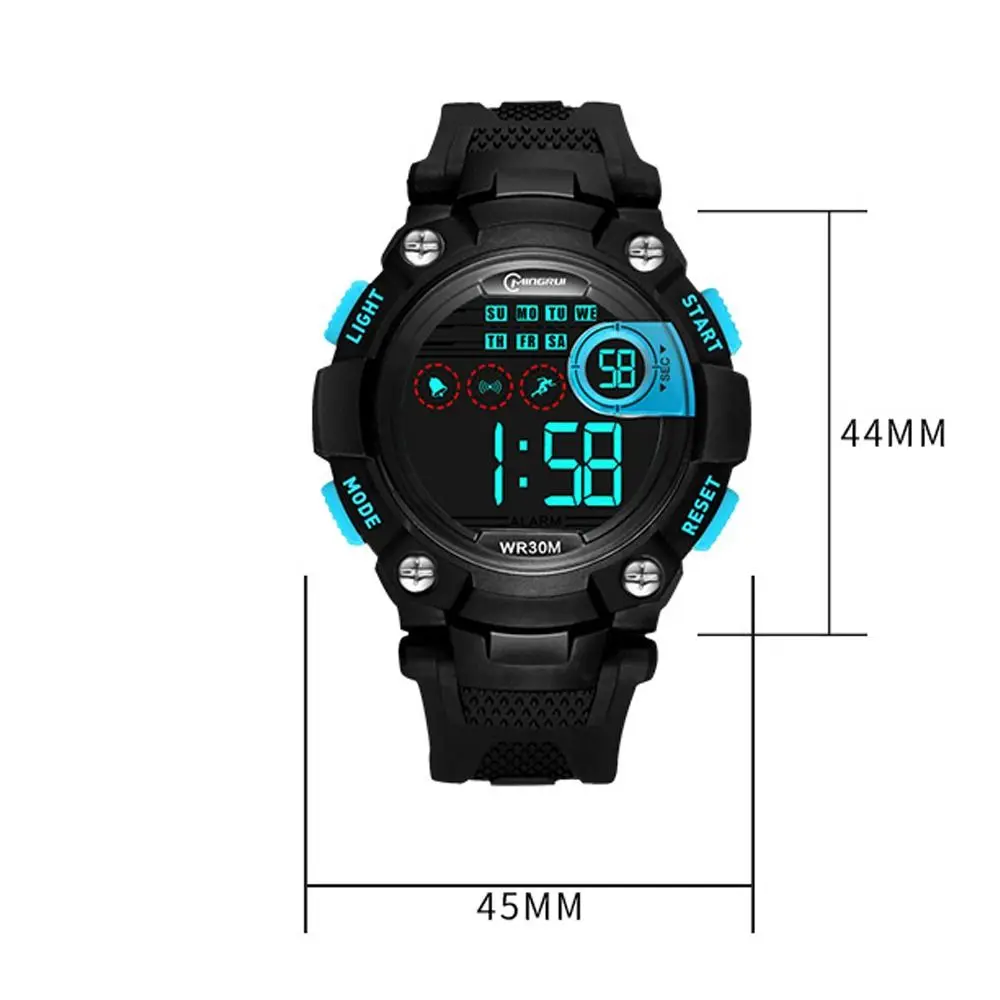 Fashion 30M Waterproof Electronic Watch Multifunctional Outdoor Sport Watches Alarm Clock Student