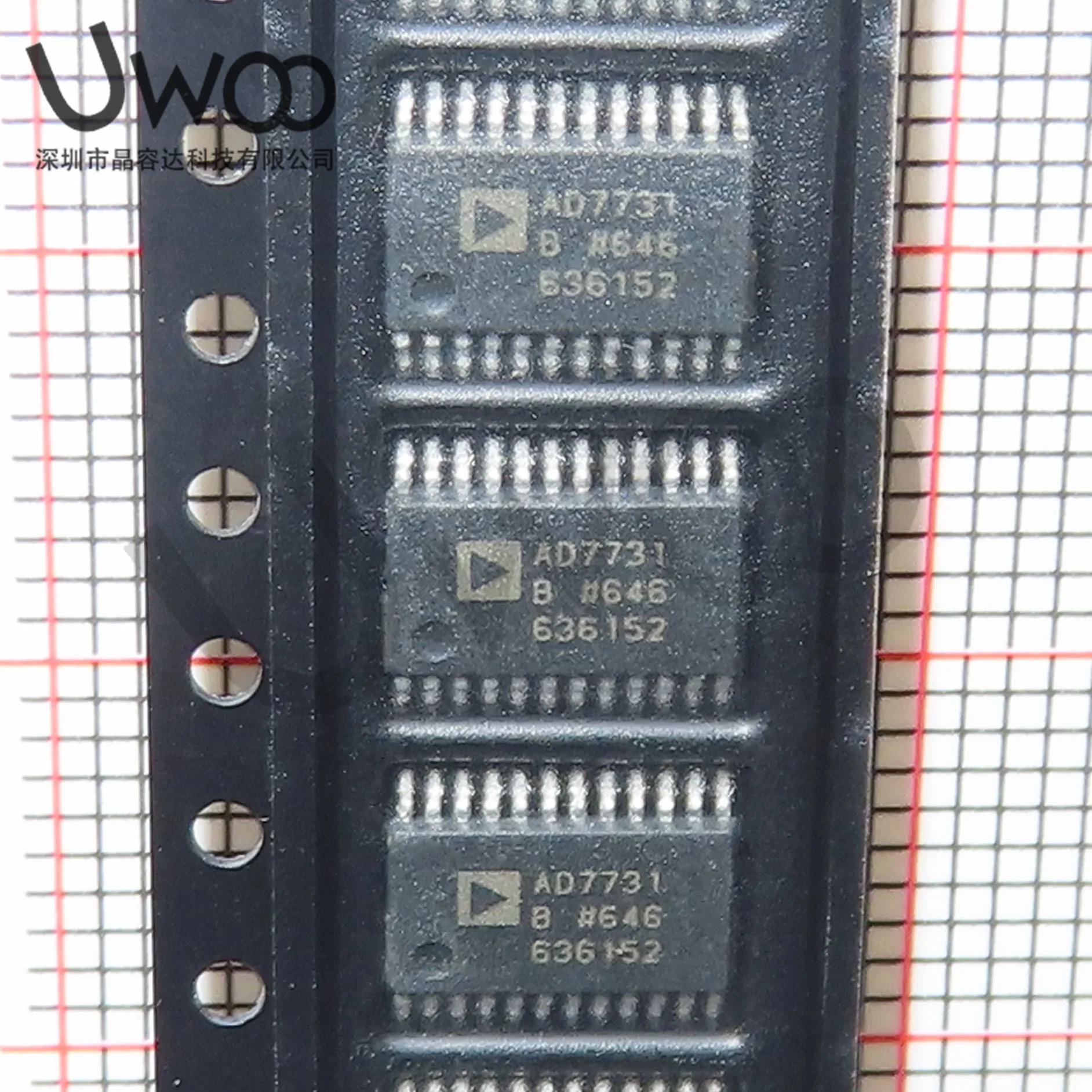 1pcs /LOT New AD7731BRZ AD7731BR AD7731 SOP-24 Digital to analog converter DAC Chip IC New Original