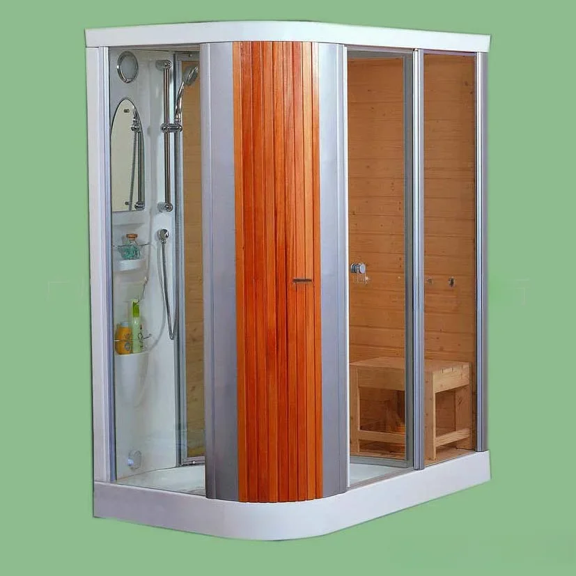 Health Sauna Steam Room  Dry and Wet Steam Combination Room Sauna Steam Shower Room