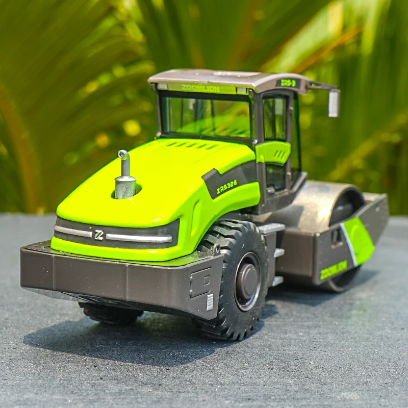 1:50 Zoomlion ZOOMLION ZRS326 Single Drum Road Roller Alloy Engineering Vehicle Model Collectible Gift Soucenir Boys Toys Cars