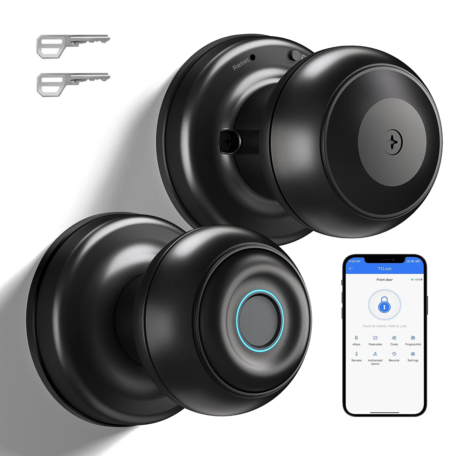 Smart Door Knob, Smart Door Lock, Fingerprint Door Lock ,Smart Lock Biometric Door Lock Fingerprint, Door Knob With TTLOCk