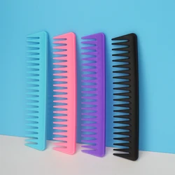 1pcs Resin Wide Tooth Curly Hair Salon Hairdressing Comb Hairbrush