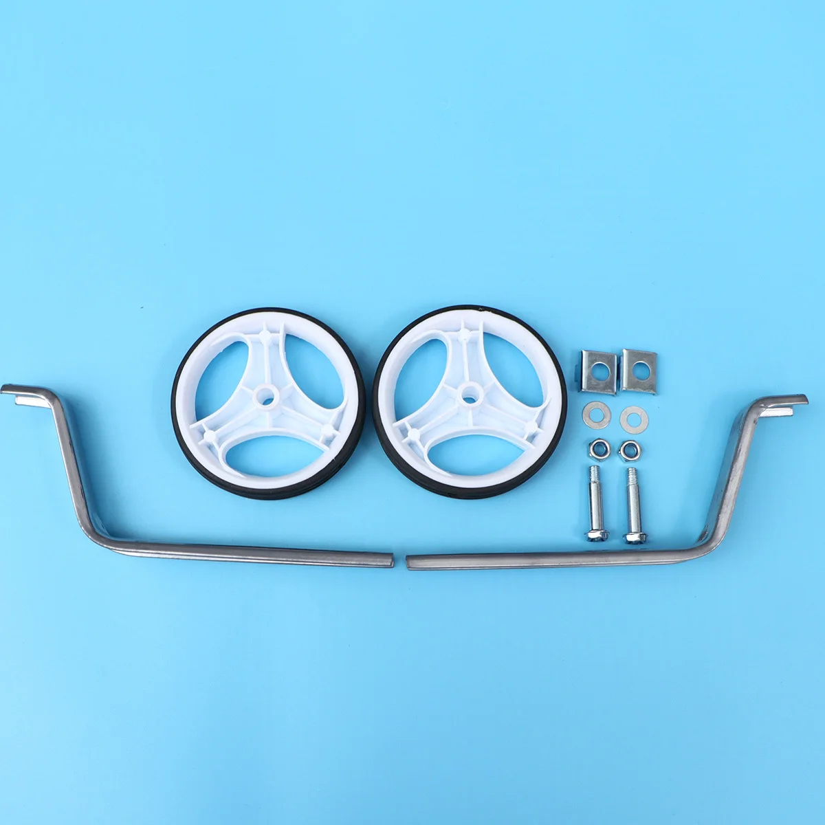 

1Set Uv Resistant Kids Bike Training Wheels 12 Inch Bracket White Balance Support Flashing Light Cycling Accessories Adjustable