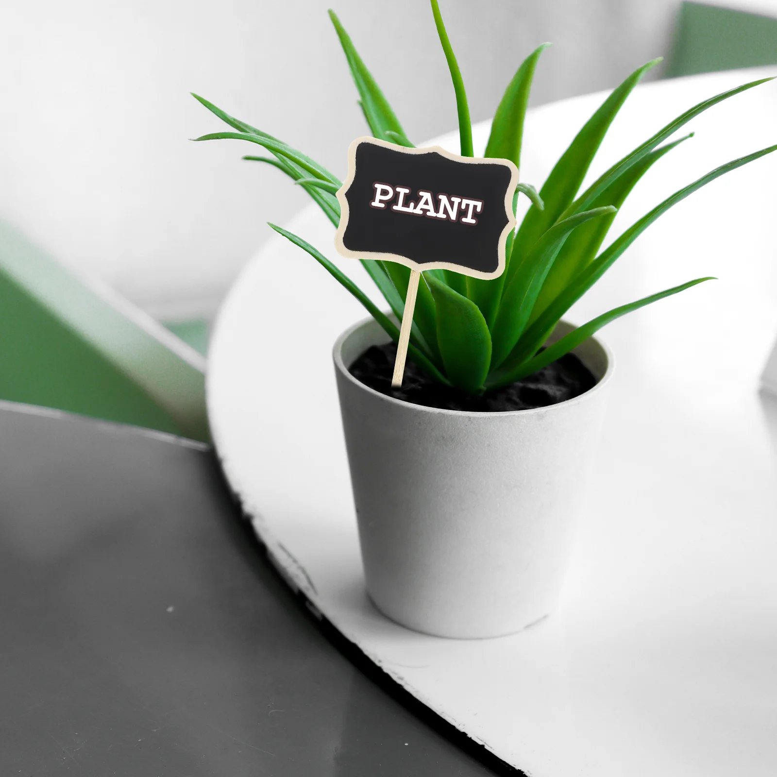 10 Pcs Chalk Board Plant Sticks Signs Mini Blackboard Label Wooden Chalkboard Price Tags