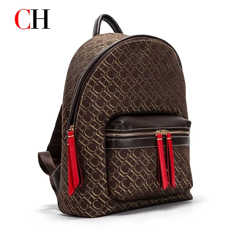 Shoulder Bag Luxury Brand Large Capacity Commuter Travel Backpack 2024 New Luxury Brand Designer Unisex Student Tote Storage