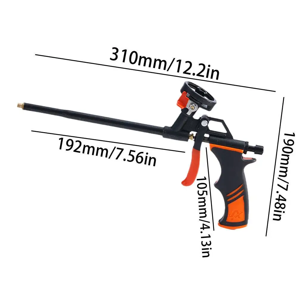 Spruzzatore di schiuma espandibile professionale per pistola Pu per strumento pesante pulito sigillatura domestica applicatore facile applicatore resistente isolamento Fil