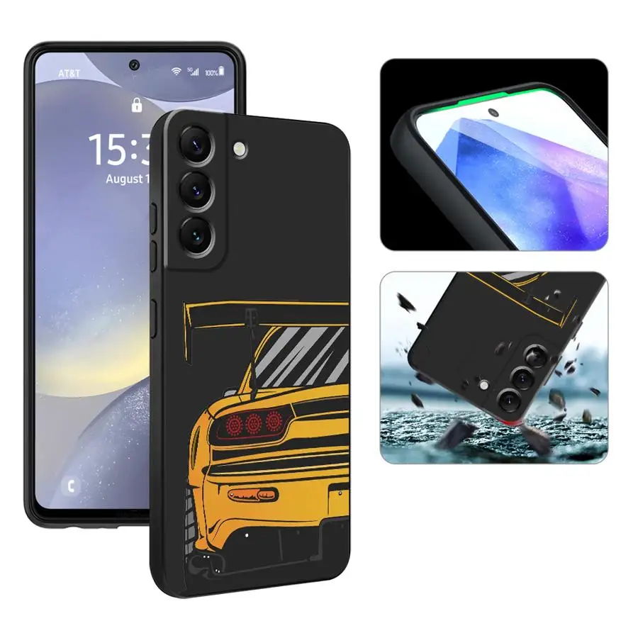 Coque de téléphone de voiture japonaise JDM Drift, pour Samsung Galaxy A10 A20 A50 A15 A16 A70 A02 A03 A04 A05 A06 s e A30 Core A12 A13 A14