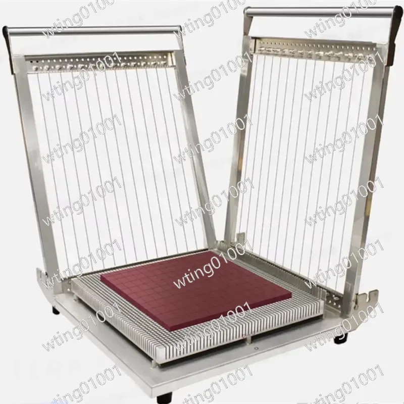 for 30x30CM Double Arm Manual Chocolate Guitar Cutter Cheese Cake Wire Cutter Truffle Chocolate Cutting Machine