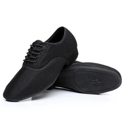 USHINE Men's Ballroom Dance Shoes Latin Tango Morden Rumba Social Dance Shoes Low Heel