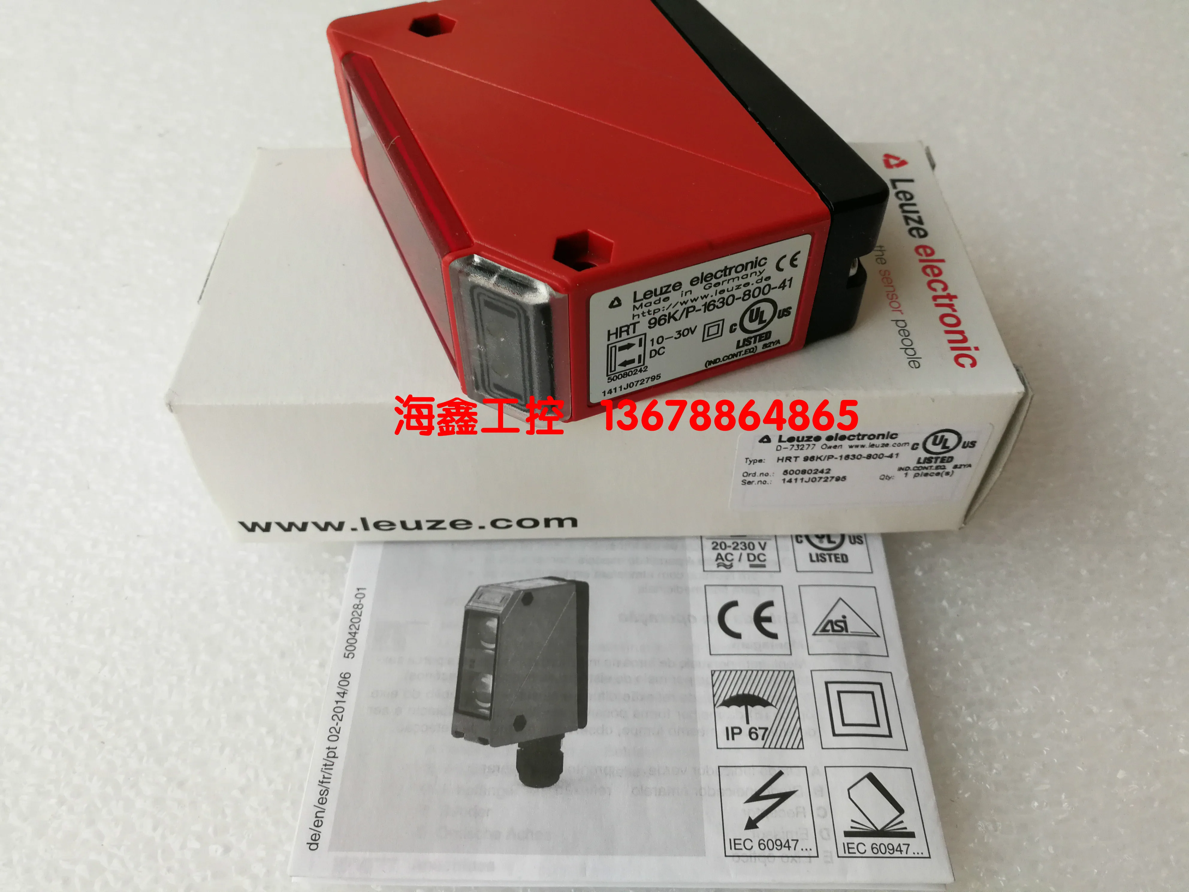 

HRT 96K/P-1630-800-4 1 Фотоэлектрический датчик LEUZE