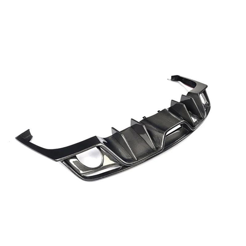 

Carbon Fiber Rear Bumper Lip Diffuser For Ford Mustang 2015-2017