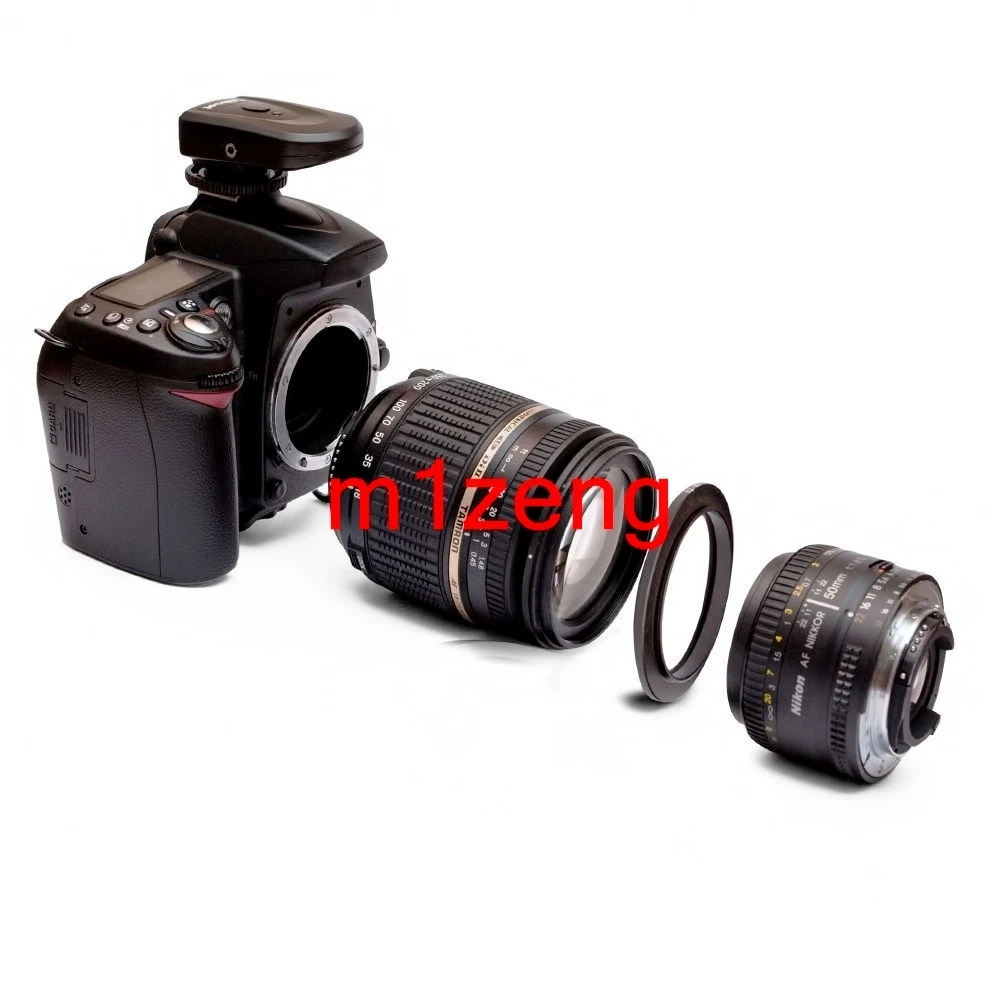 double Male 62 to 62/67/72/77 mm male to male Macro Coupling Reverse Ring/reversing adapter for camera