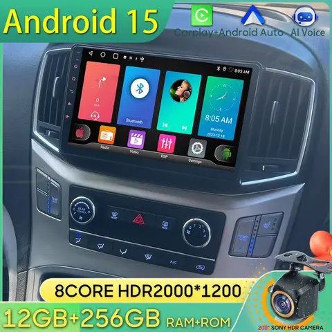 현대 H1 그랜드 스타렉스 i800 II 2 TQ 2015-2021용 안드로이드 15 카 라디오, GPS 네비게이션, 안드로이드 오토, 카플레이, 스테레오, 와이파이, 2din 아님