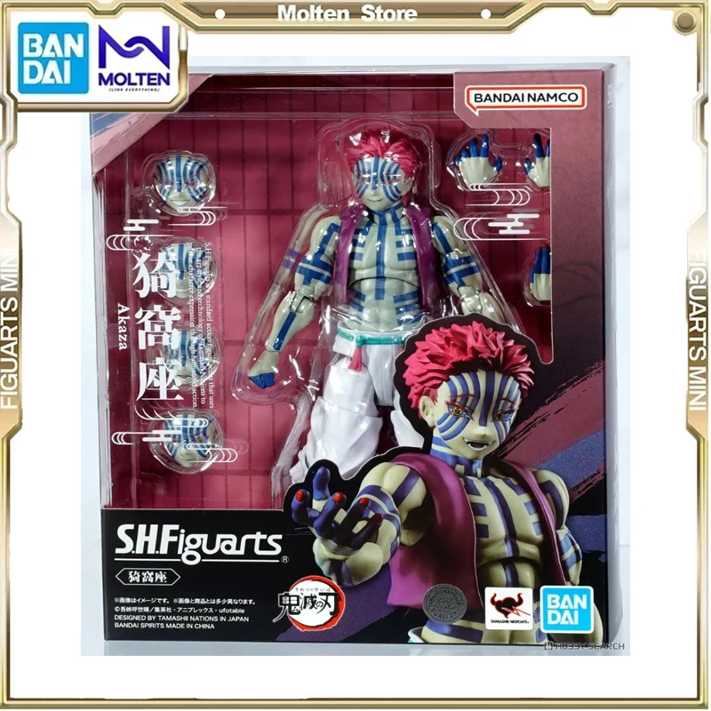 

Akaza Demon Slayer: Kimetsu No Yaiba BANDAI SHF Фигурка Активный сустав Аниме Фигурки Орнамент Модель Игрушки