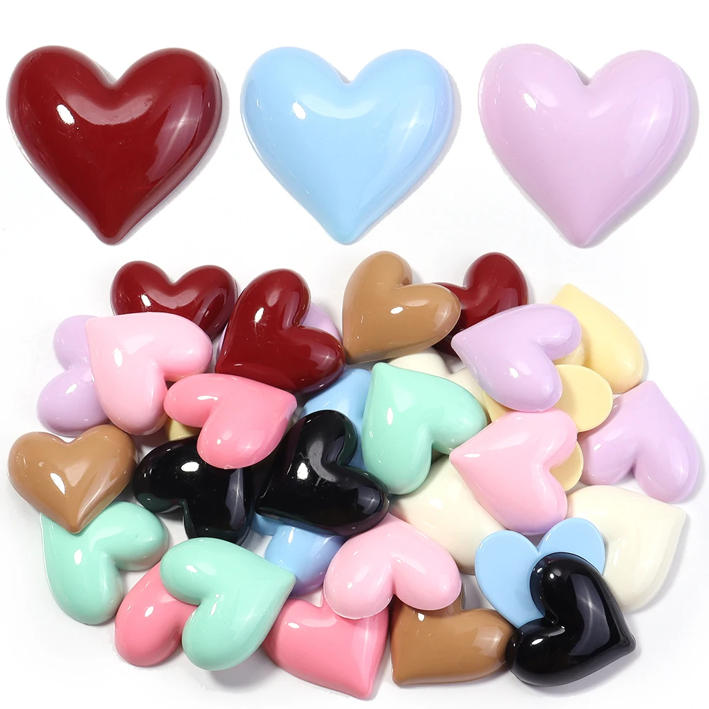 

10 шт., акриловые нашивки в форме сердца, бусины без отверстий для ручной работы, рукоделия, рукоделия, одежда, шапки, украшения, аксессуары, поставка