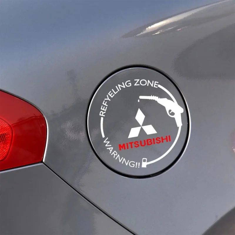 

Sporty Car Gas Tank Cap Decoration Decal Exterior Styling Parts for Mitsubishi ASX Eclipse Cross Xpander Accessories