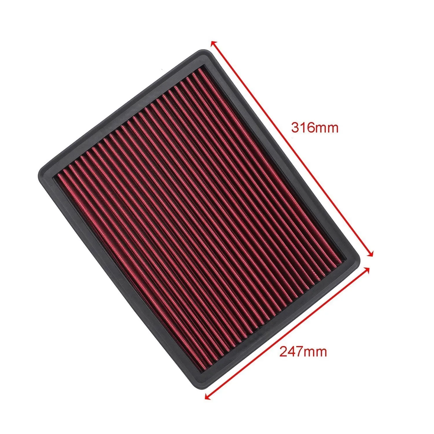 Car High Flow Air Filter Fits For Chevrolet Silverado Avalanche Suburban GMC Sierra Yukon 1500 2500 3500 Cadillac Escalade