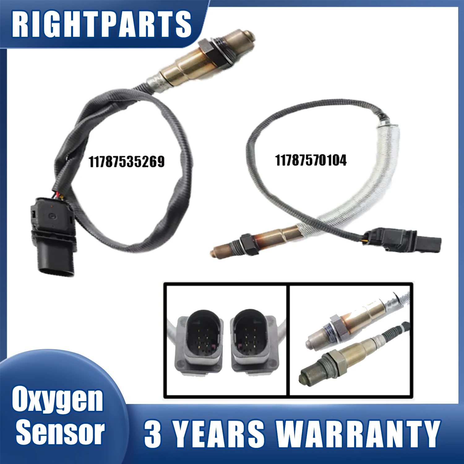 Front Left Right O2 Oxygen Sensor 11787535269 11787570104 For BMW 1 3 120i 320i E90 X1 E81 E82 E84 E87 E88 For BMW Car Sensor