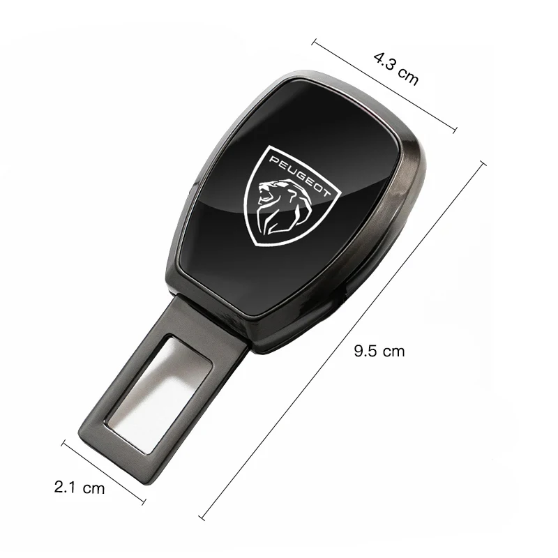 مقعد السيارة حزام موسع حزام الأمان قفل مشبك كليب المكونات اكسسوارات ل جديد بيجو 206 208 207 3008 308 2008 107 508 607 106 406 #6