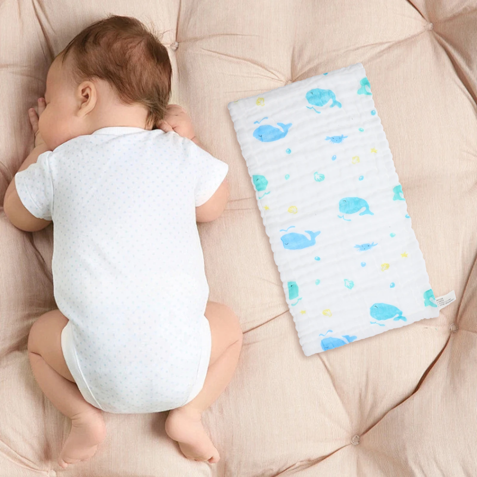 

Pure Cotton Baby Washcloths Infant Towels Newborn Burp Cloths Boy Girl Soft Saliva Cloths Multipurpose Reusable Baby Wipes