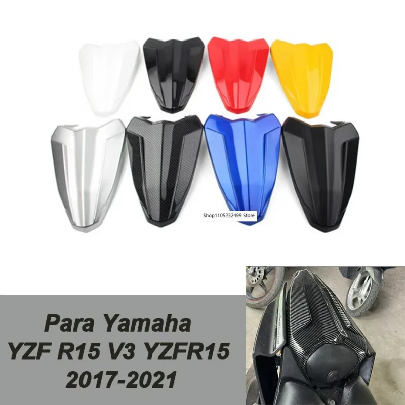 Motorcycle Passenger Seat Back Cover Fairing Part for Yamaha YZF R15 V3 YZFR15 2017 2018 2019 2020 2021