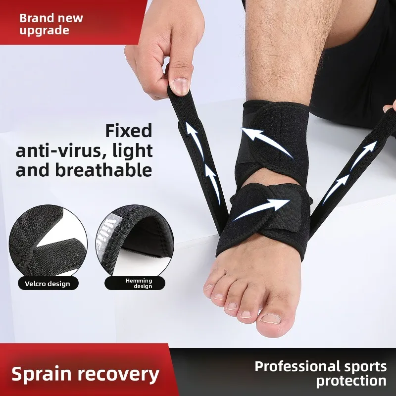 Vilico Outdoor Lightweight Ankle Support Anti Sprain Protector for Basketball Football Badminton Breathable Compression Sleeve