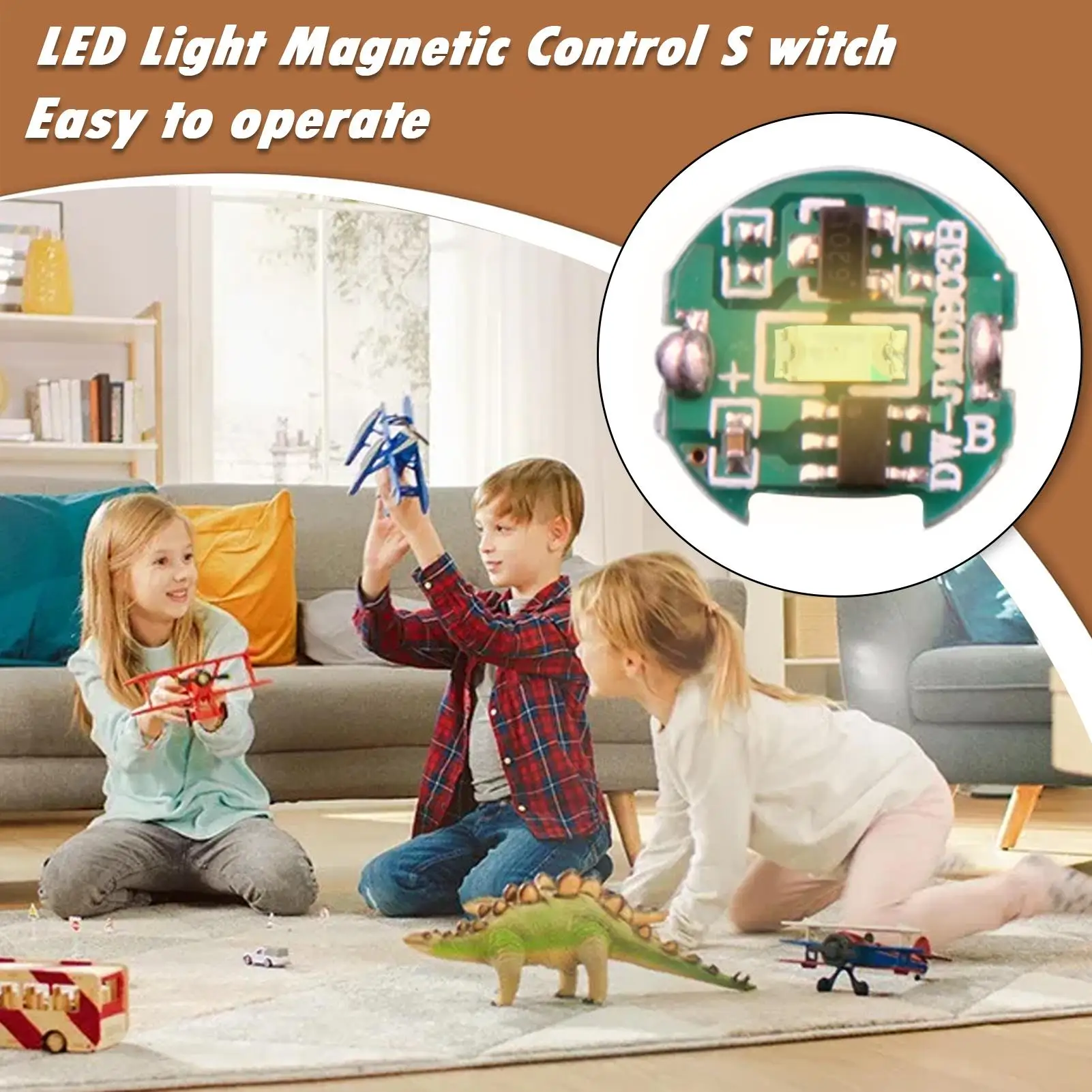 أحمر/أبيض التحكم المغناطيسي LED ضوء لعبة جمع أنيمي نموذج عرض LED صندوق عرض مدمج الإضاءة جامعي الملحقات