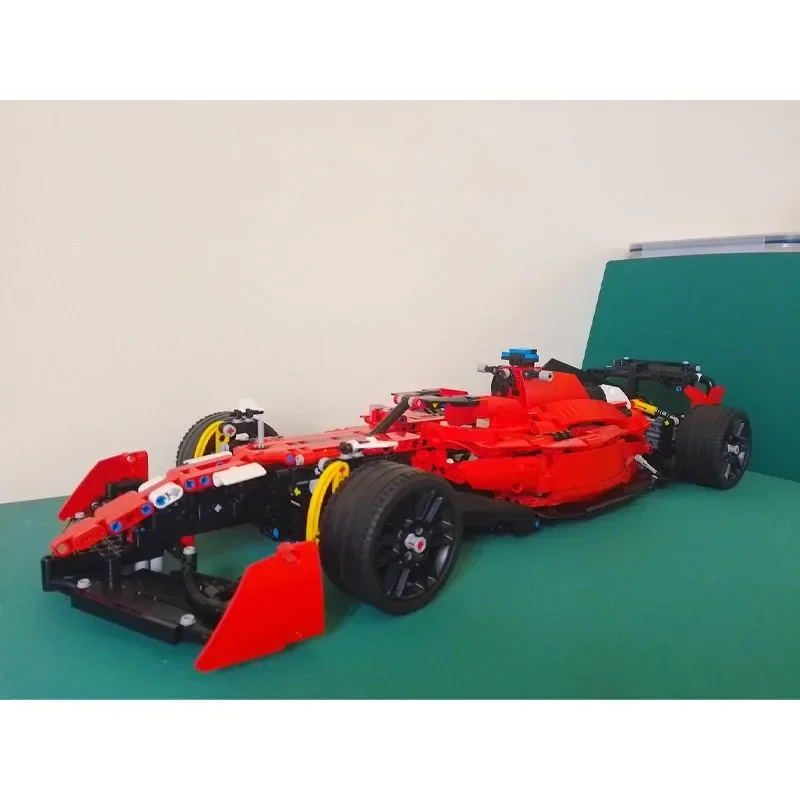 

MOC-182460 Formula SF-23 Racing Car Stitching Assembly Building Block Model 1442 Parts Boy Birthday Building Blocks Toy Gift