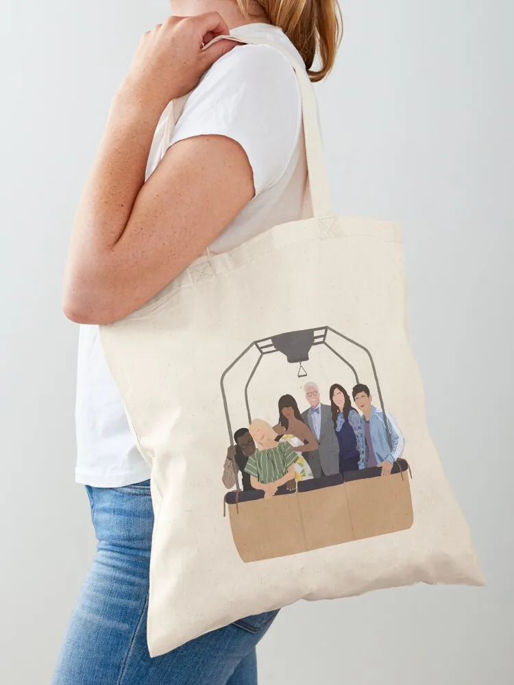 

The Good Place Tote Bag Portable shopping bag free delivery bags Lady bag cloth woman